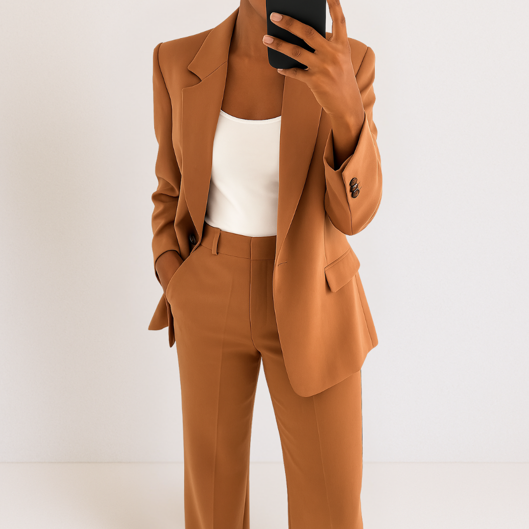 Melynda™ Chic Two-Piece Suit Ensemble