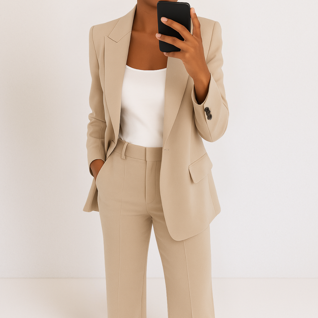 Melynda™ Chic Two-Piece Suit Ensemble