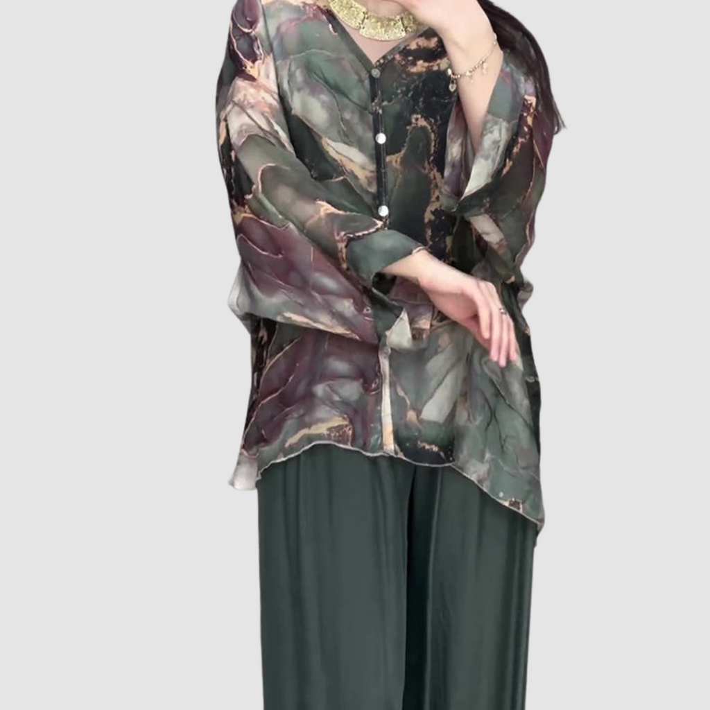 Aurora™ Chic Printed Two-Piece Ensemble