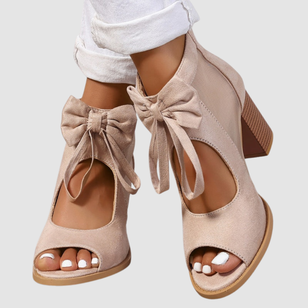 Rebecca™ Bow-Embellished Orthopedic Heels