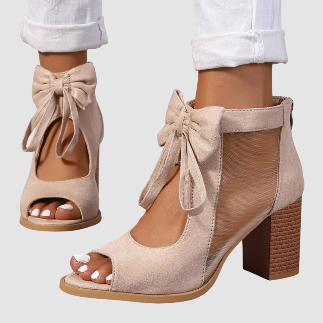 Rebecca™ Bow-Embellished Orthopedic Heels