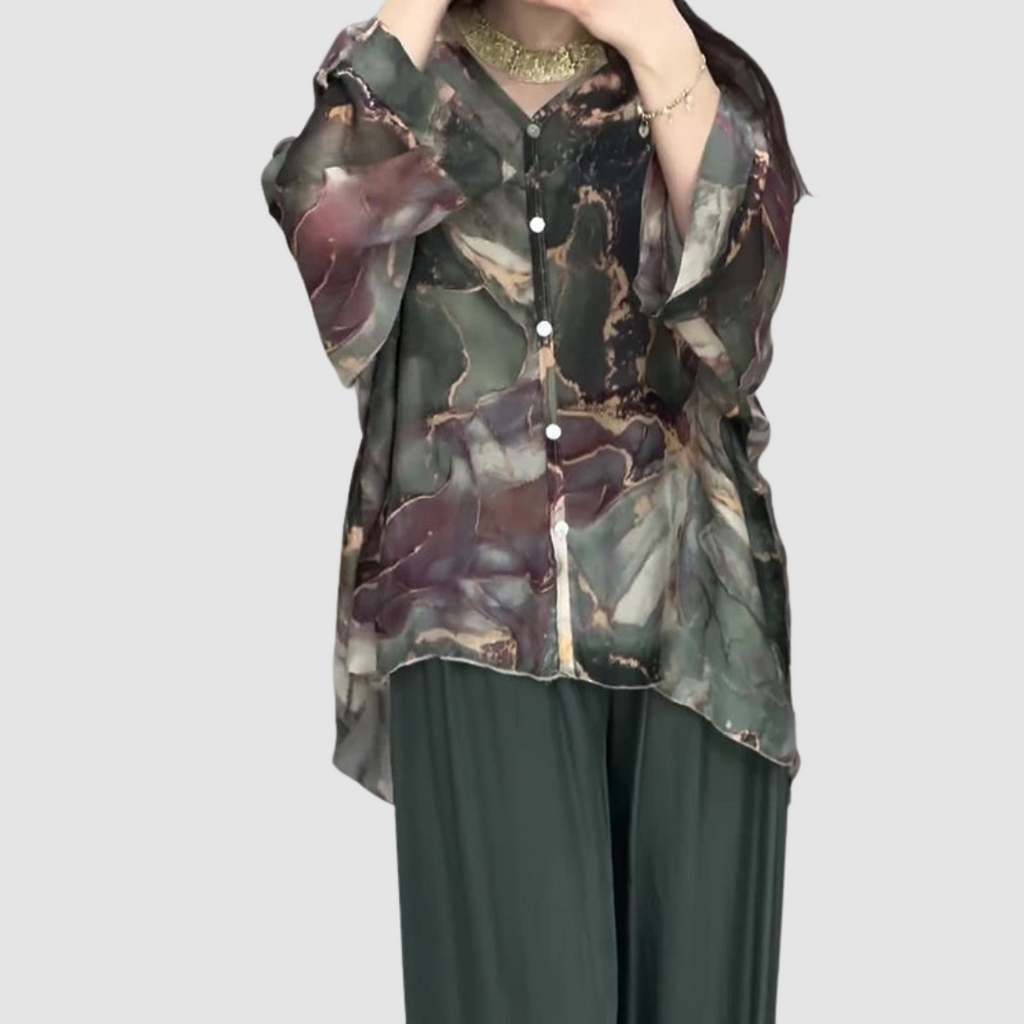 Aurora™ Chic Printed Two-Piece Ensemble