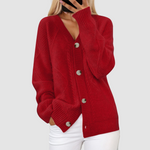 Meg™ Luxe Knitted V-Neck Cardigan