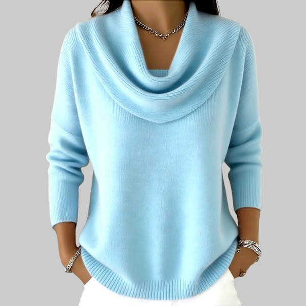 Noelle | Soft Cowl Neck Sweater