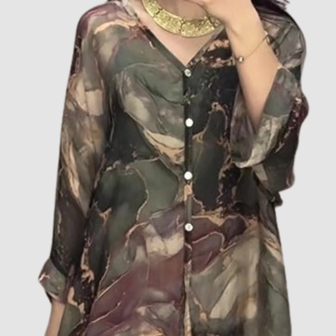 Aurora™ Chic Printed Two-Piece Ensemble