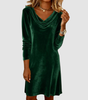 Misty™ Velvet Long Sleeve Dress