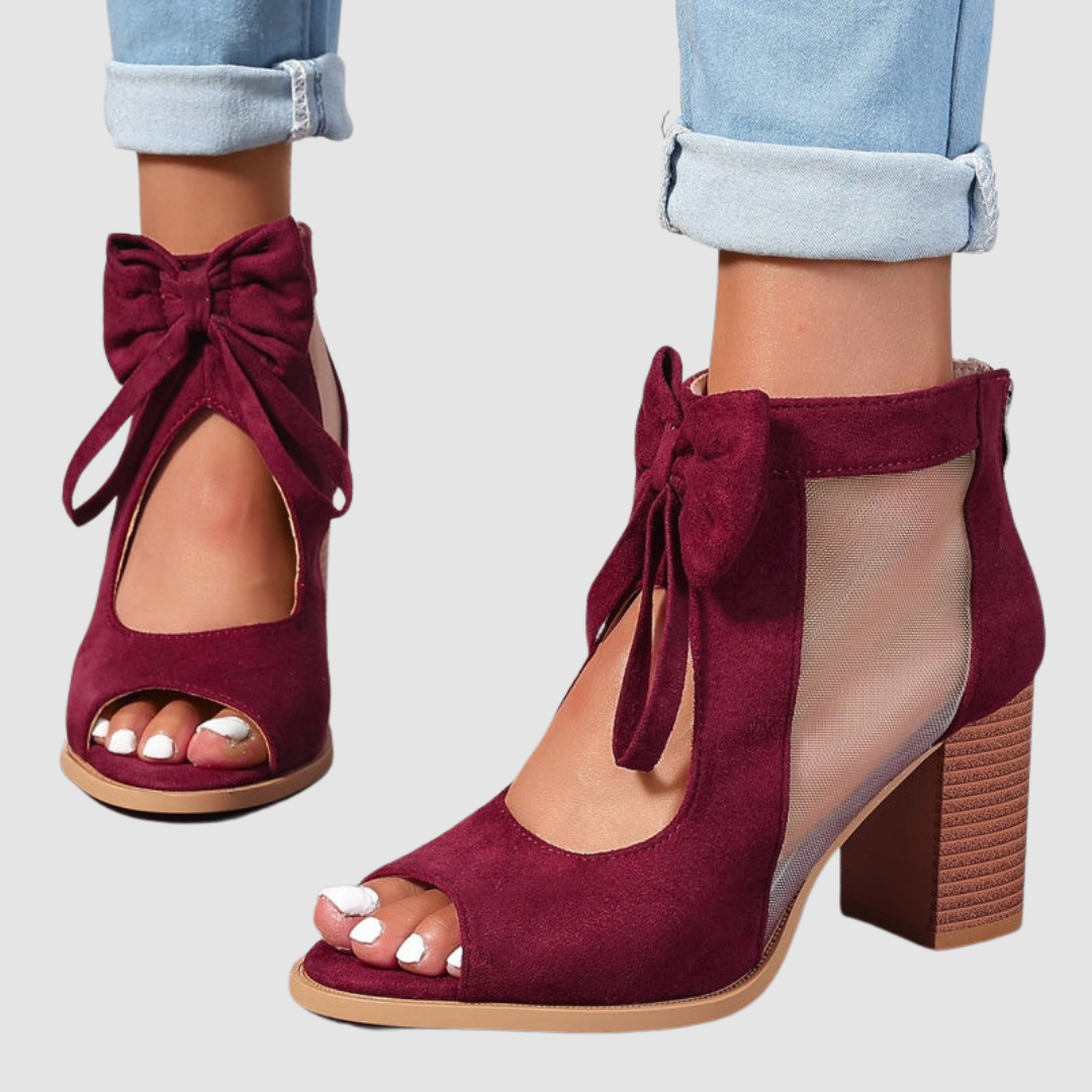 Rebecca™ Bow-Embellished Orthopedic Heels