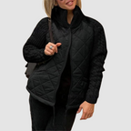 Carina™ Patchwork Down Jacket in Wool