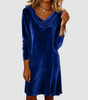 Misty™ Velvet Long Sleeve Dress