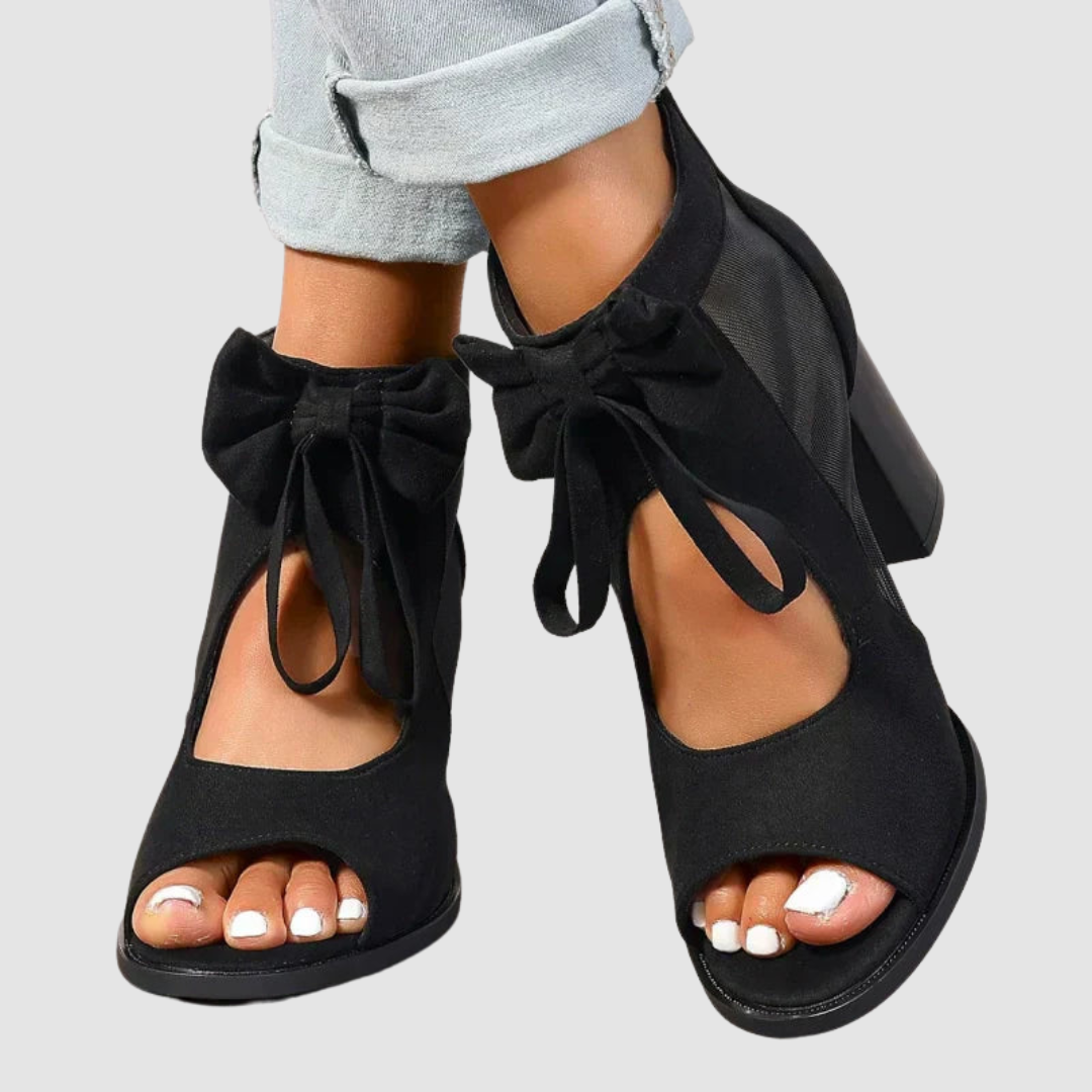 Rebecca™ Bow-Embellished Orthopedic Heels