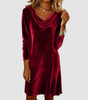 Misty™ Velvet Long Sleeve Dress