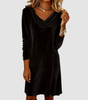 Misty™ Velvet Long Sleeve Dress