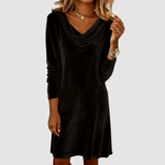 Misty™ Velvet Long Sleeve Dress