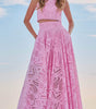 Larissa™ Embroidered Blouse & High-Waisted Maxi Skirt Ensemble