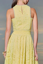 Larissa™ Embroidered Blouse & High-Waisted Maxi Skirt Ensemble