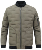 Quilted Bomber Jacket
