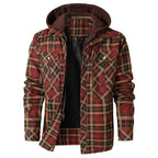 Hooded Flannel Jacket (4 Designs)
