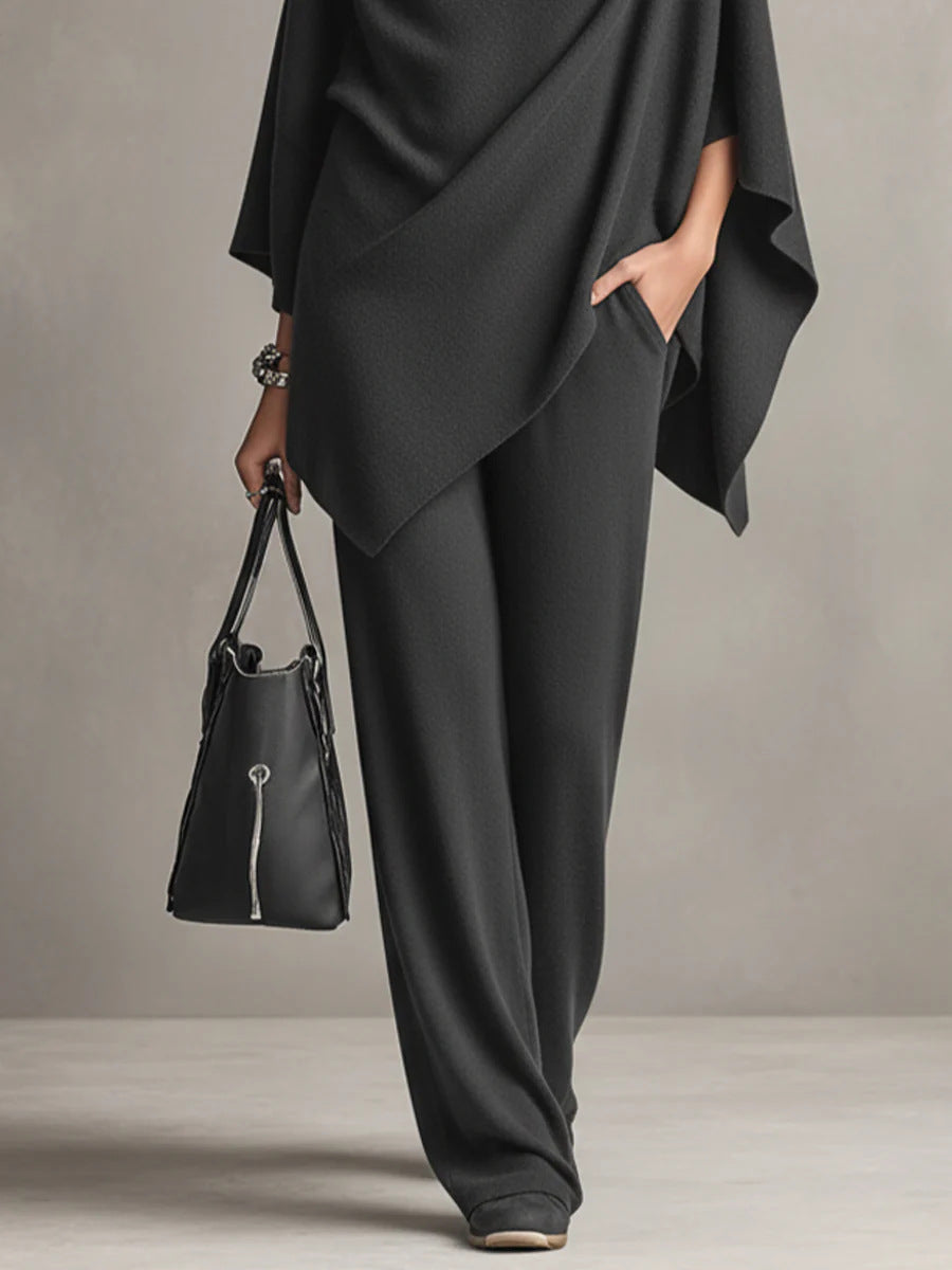 Sarina™ Chic Draped Two-Piece Ensemble