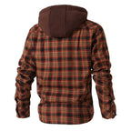 Hooded Flannel Jacket (4 Designs)