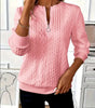 Textured Zipper Sweatshirt – Stylish & Comfy