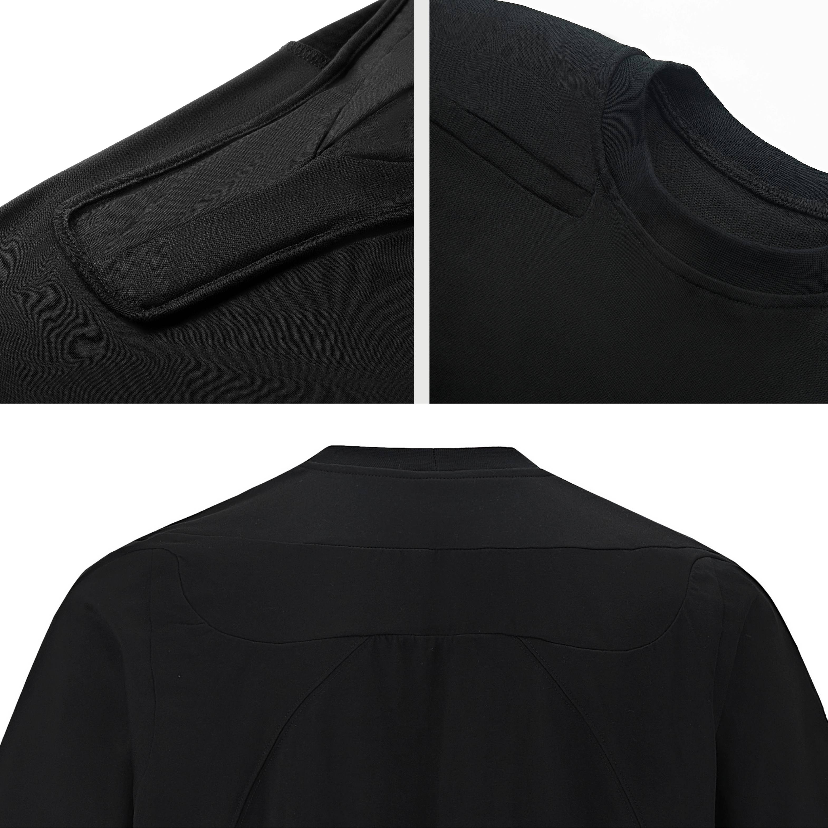 Shoulder-Padded T-Shirt