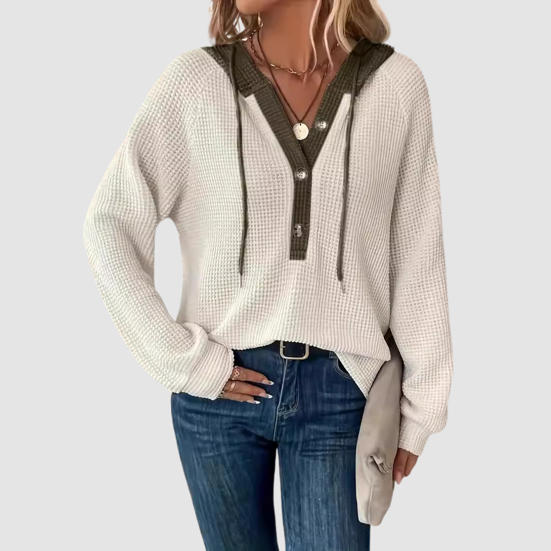 Trish™ Luxury Knit Long Sleeve Hoodie