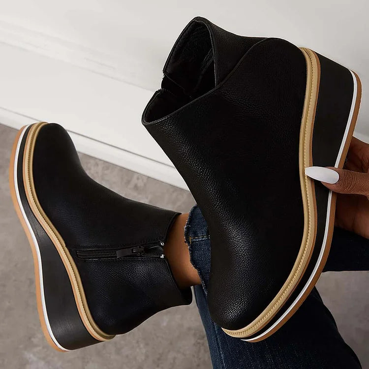 Mignon™ Contemporary Luxe Ankle Boots