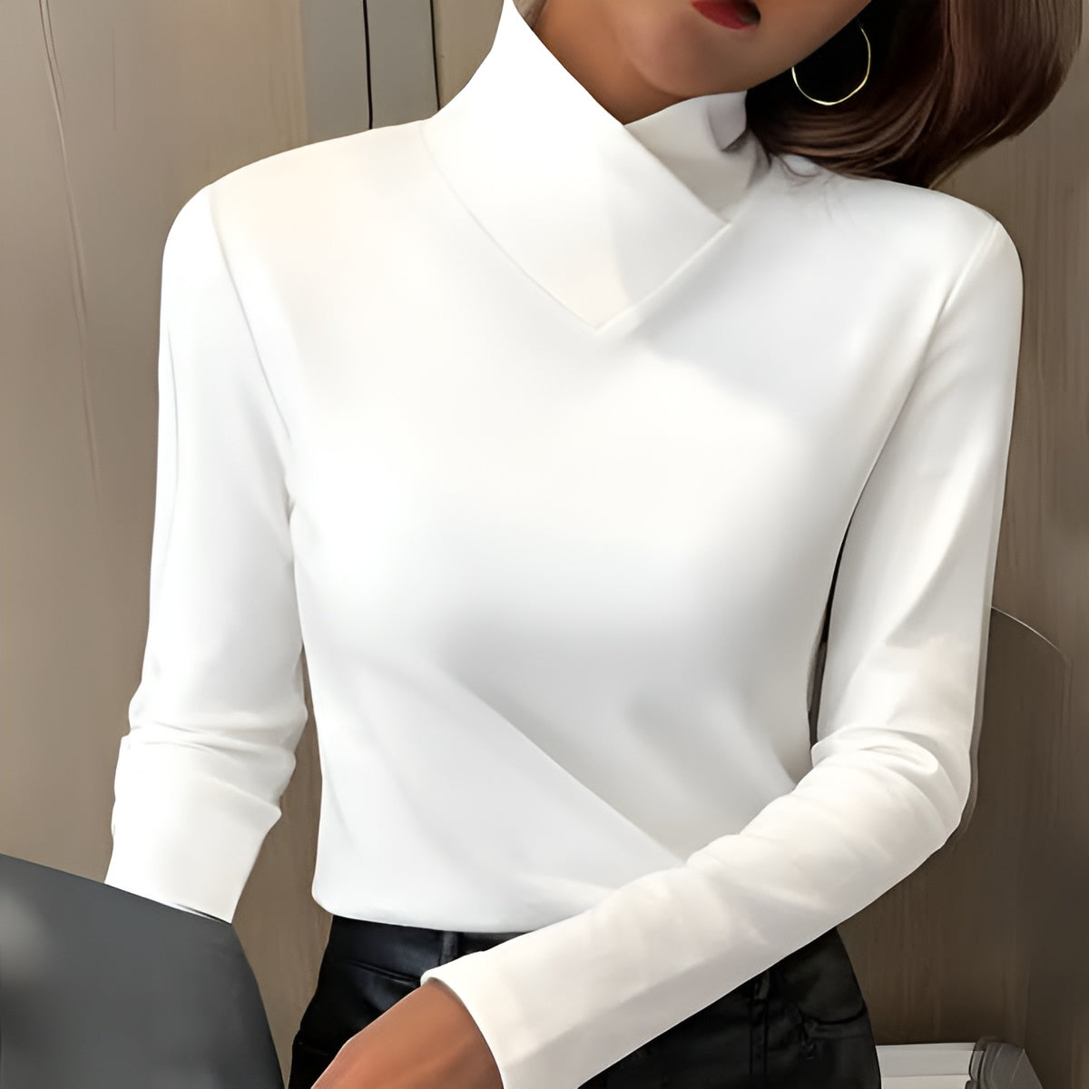 Sherie™ Chic High-Neck Sweater
