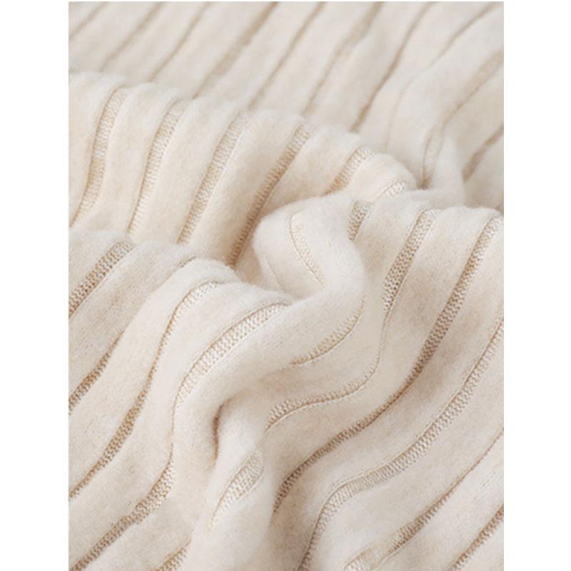 Lightweight V-Neck Knit Sweater – Relaxed Long Sleeve Pullover