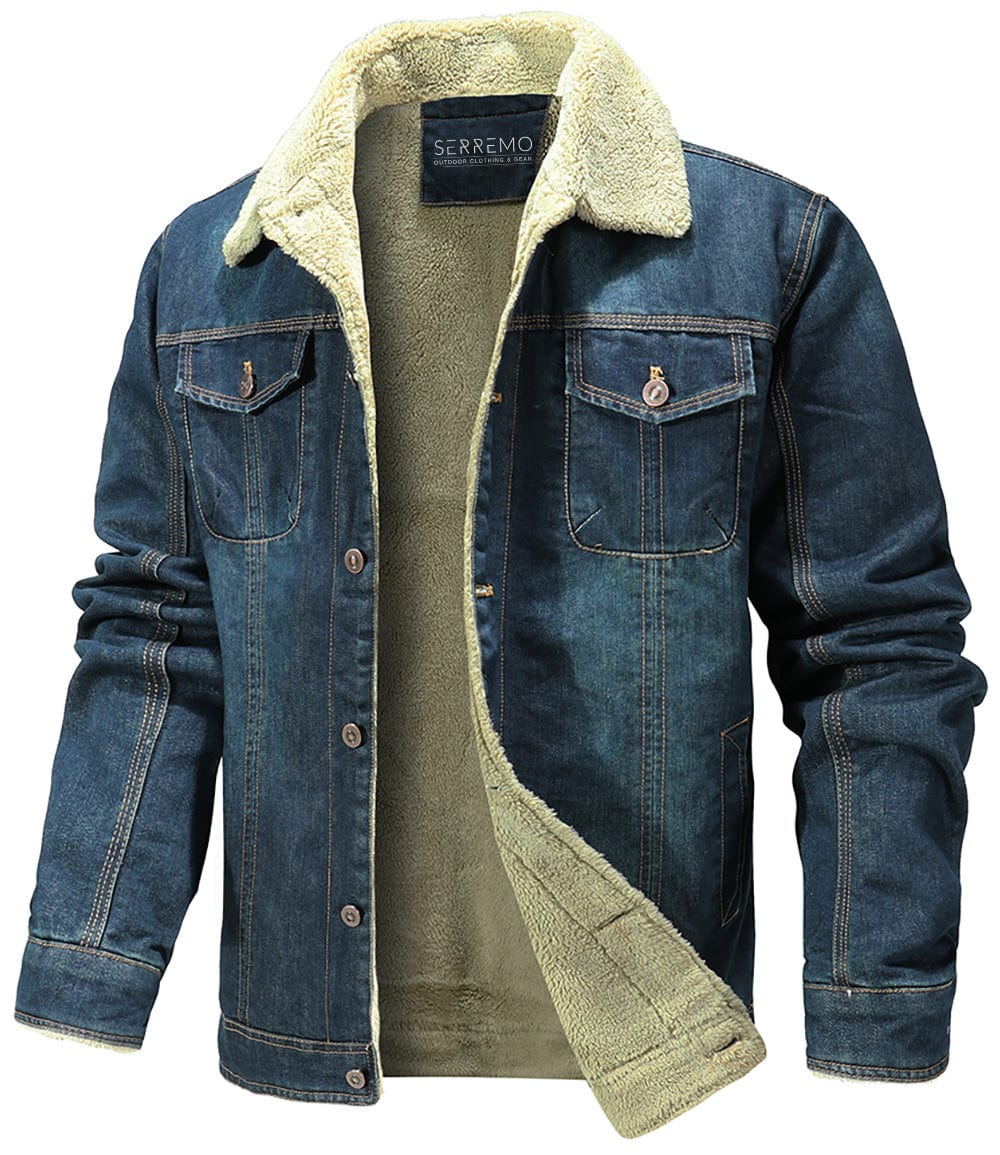 Fleece-Lined Denim Jacket (Available in 2 Styles)