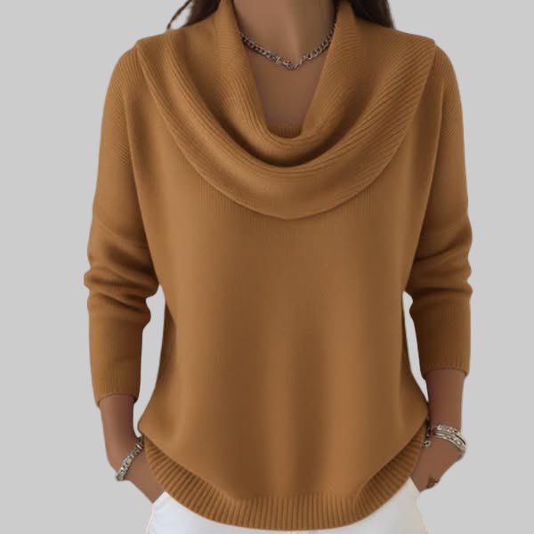 Noelle | Soft Cowl Neck Sweater