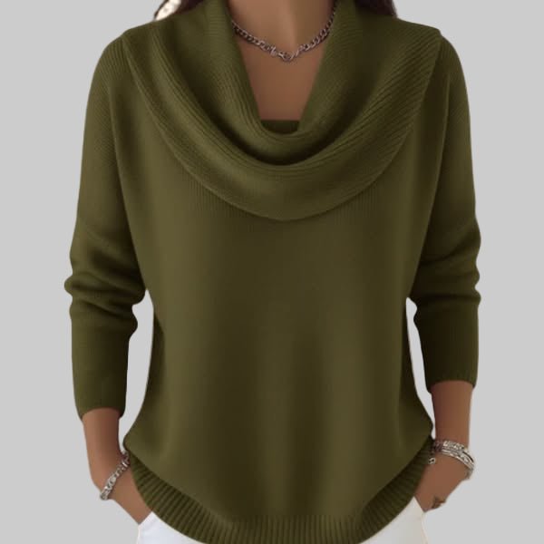 Noelle | Soft Cowl Neck Sweater