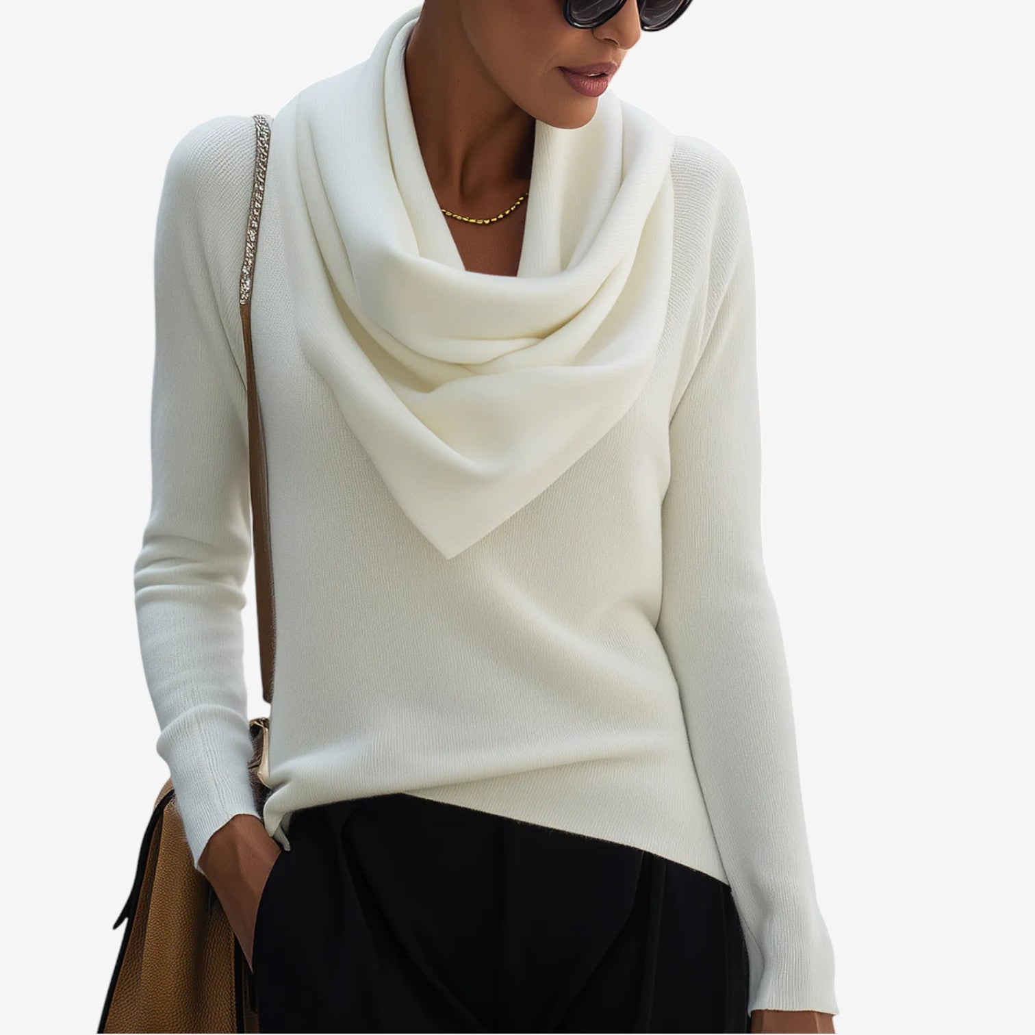 Paola™ Cowl Neck Sweater